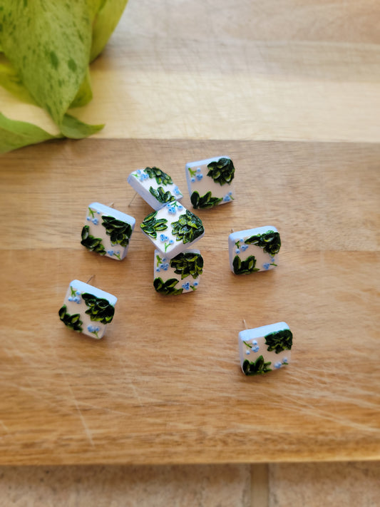 Blueberry Bush Earrings