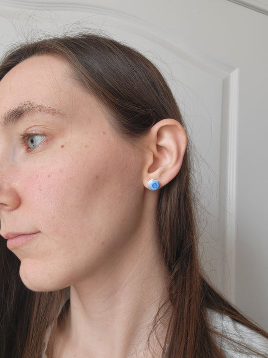 Blueberry Stud Earrings