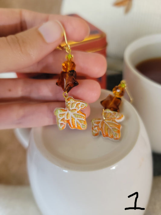 Autumn Leaves Dangle Earrings