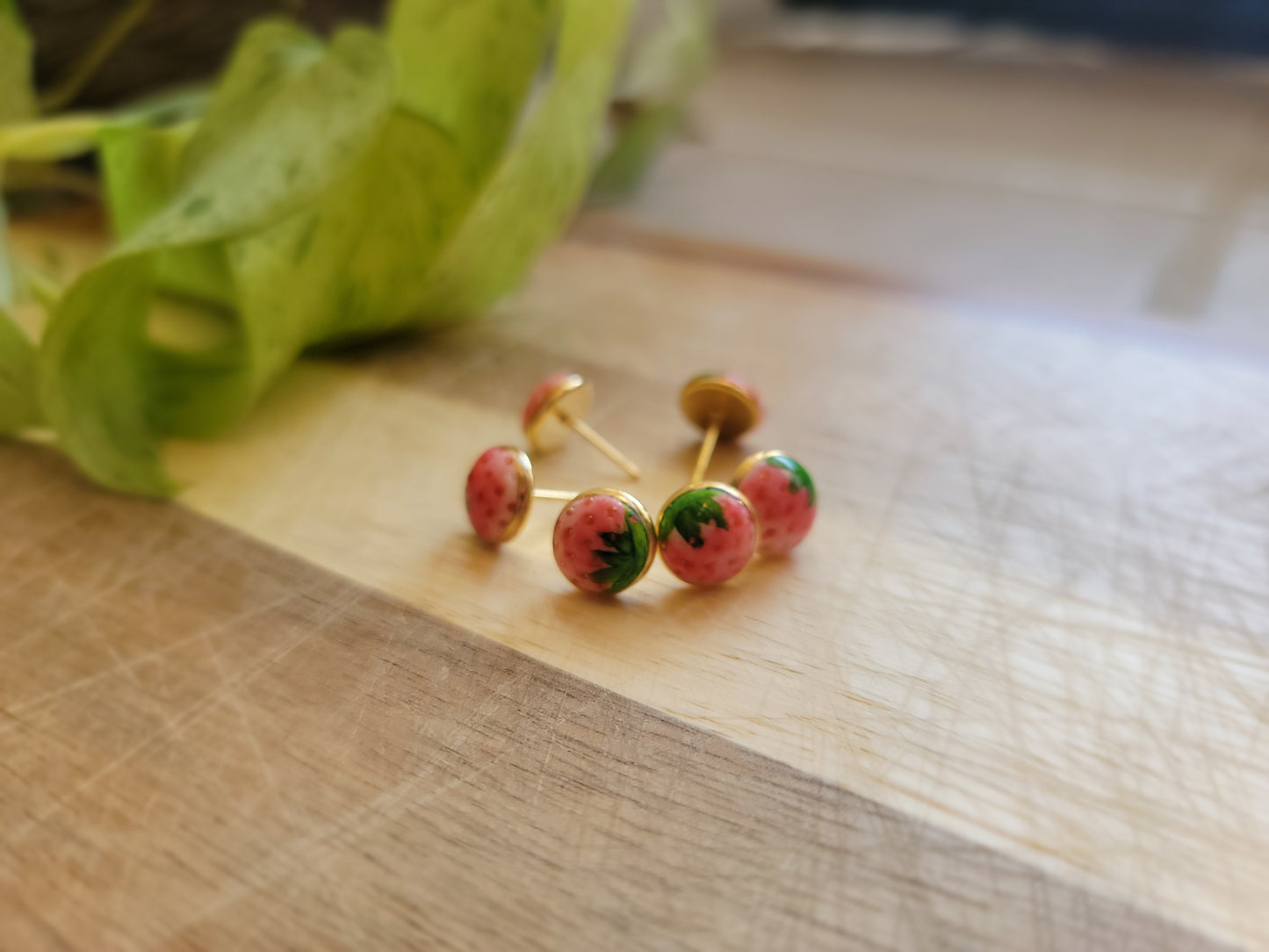 Strawberry Stud Earrings