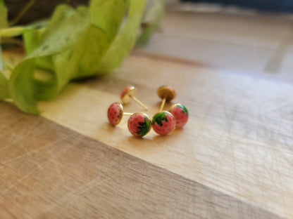 Strawberry Stud Earrings