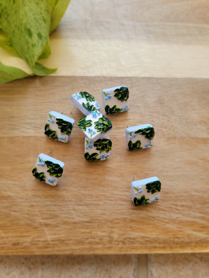 Blueberry Bush Earrings
