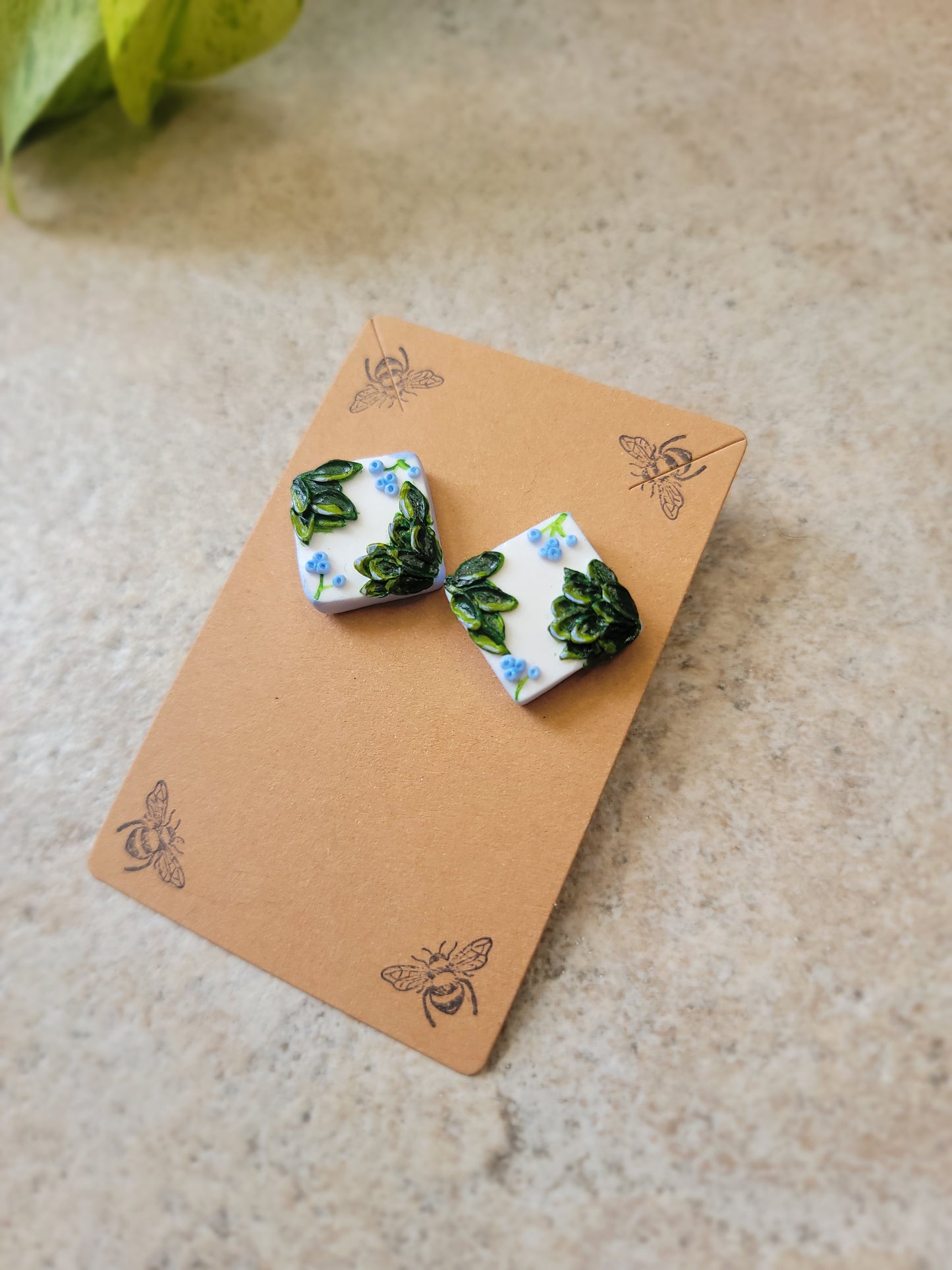 Blueberry Bush Earrings
