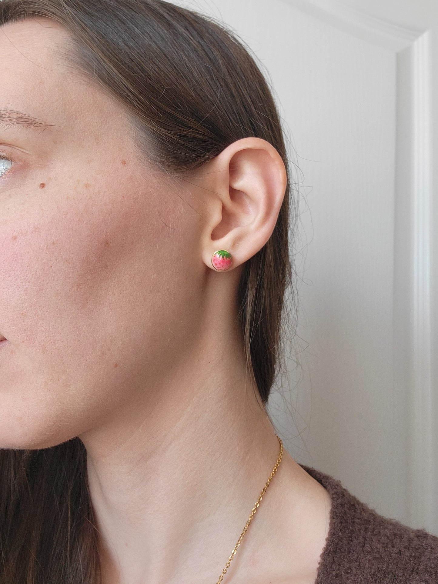 Strawberry Stud Earrings