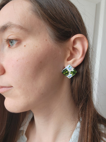 Blueberry Bush Earrings