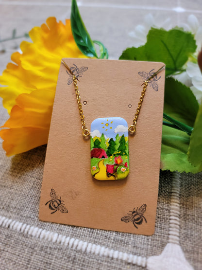 Hiking Scenes Necklace