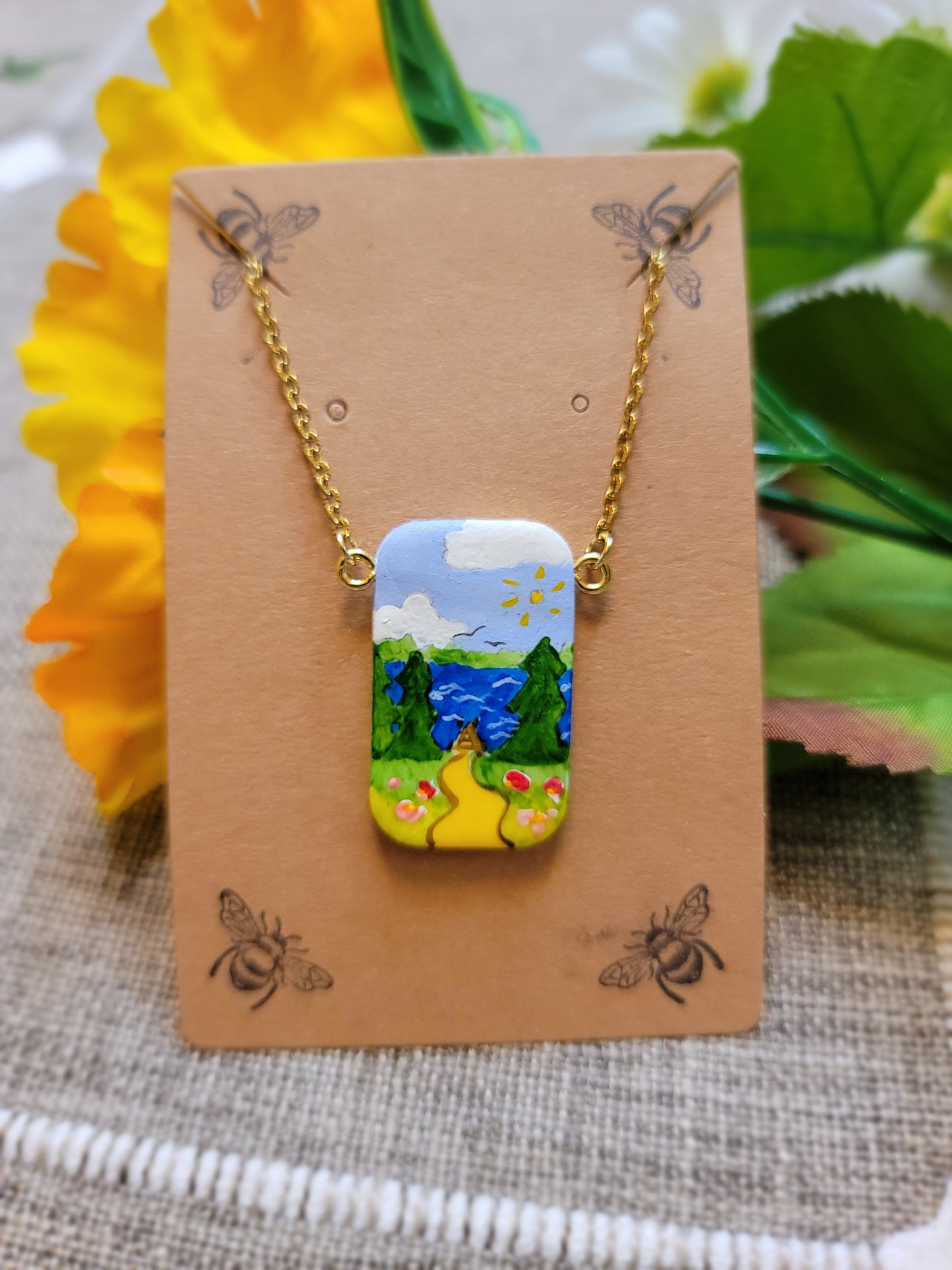 Hiking Scenes Necklace