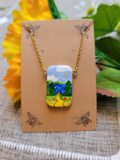 Hiking Scenes Necklace