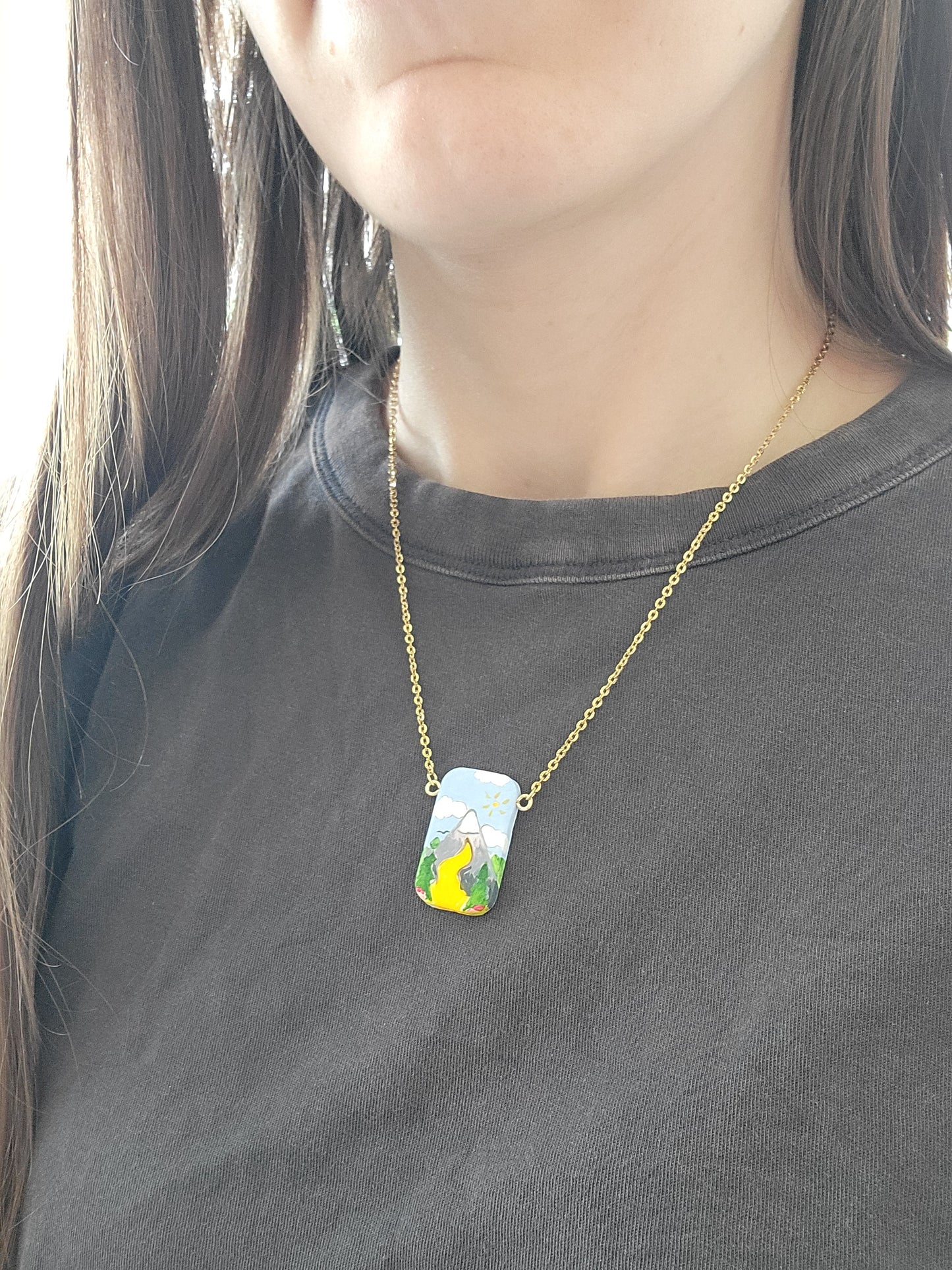Hiking Scenes Necklace