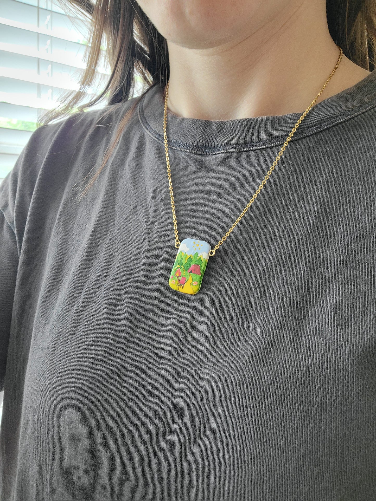 Hiking Scenes Necklace