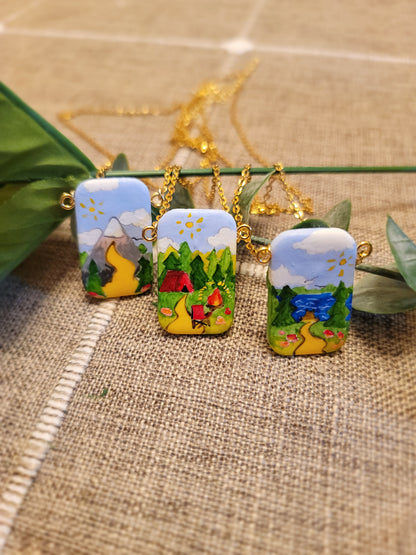 Hiking Scenes Necklace