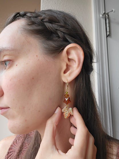 Autumn Leaves Dangle Earrings
