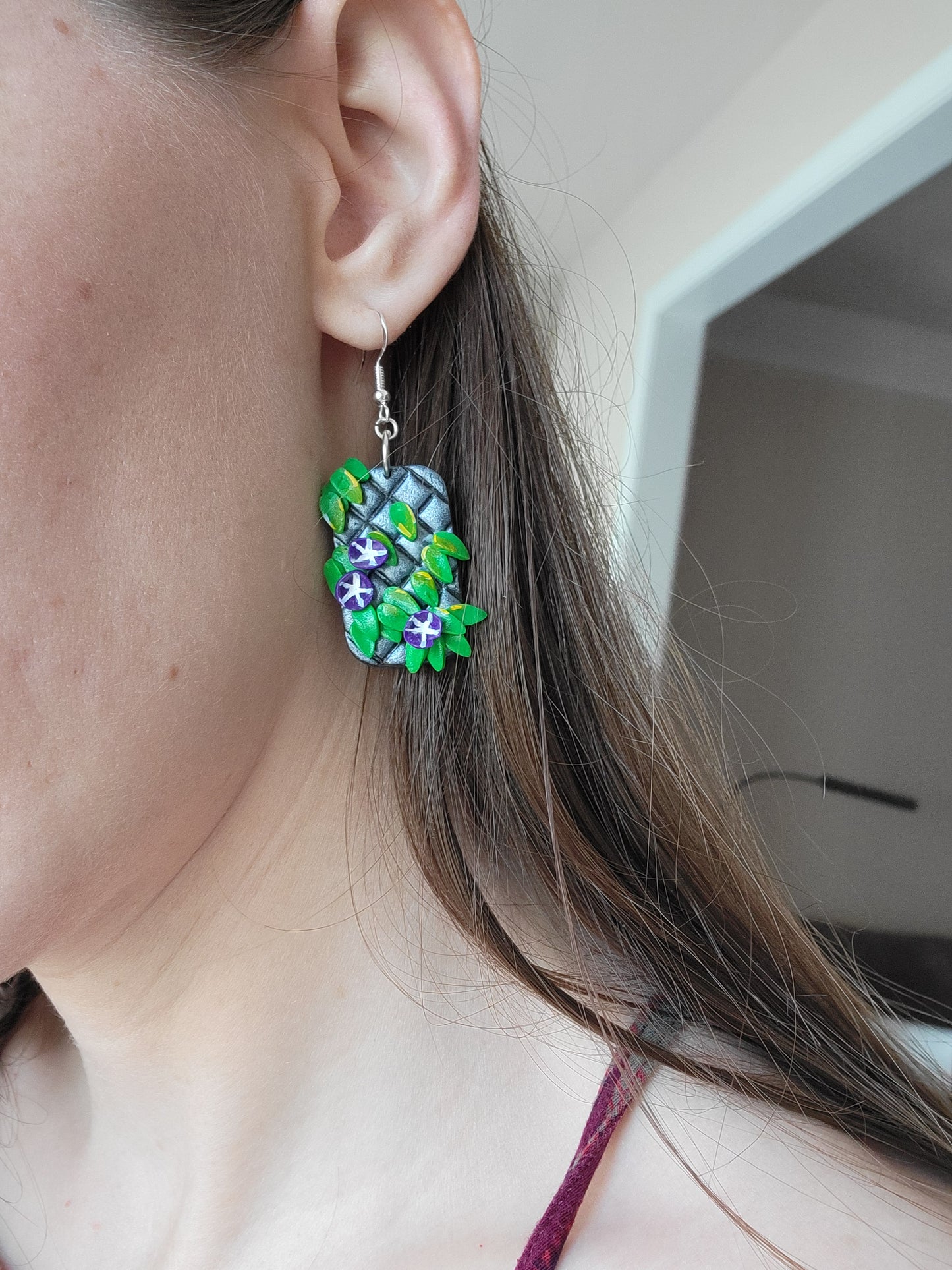 Morning Glory Window Earrings